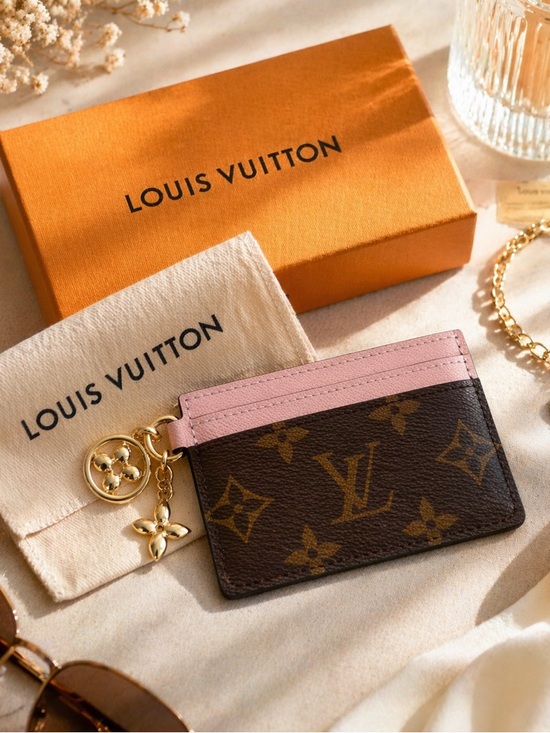 Louis Vuitton Handbags - ✨Louis Vuitton LV Charms Card Holder Rose Ballerine Monogram NIB✨